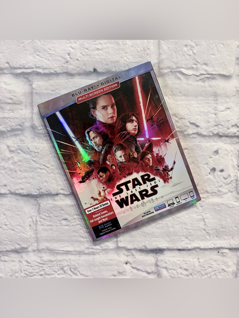 Star Wars The Last Jedi Blu-Ray Digital DVD